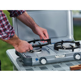 Campingaz 2176805 Camping Kitchen 2 Grill & Go CV, Gaskomfur gaskoger grå/Sort