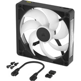 Corsair iCUE LINK RX140 II RGB, Sag fan Sort