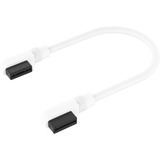 Corsair iCUE LINK Slim-kabel, 135mm, 90° vinklet Hvid