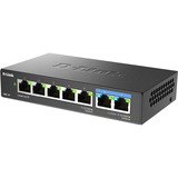 D-Link DMS-107/E netværksswitch Ikke administreret Gigabit Ethernet (10/100/1000) Sort Ikke administreret, Gigabit Ethernet (10/100/1000)