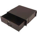 Digitus 19" Lockable Drawer, Skuffe Sort, Sort, 3U, Tyrkiet, 48,3 cm (19"), 6,5 kg, 510 mm