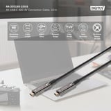 Digitus 4K USB-C AOC AV-forbindelseskabel Sort