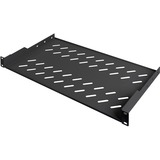 Digitus DN-19 TRAY-1-SW tilbehør til rack, Det nederste rum Sort, Sort, 15 kg, 1U, Tyrkiet, 48,3 cm (19"), 500 mm