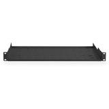 Digitus DN-19 TRAY-1-SW tilbehør til rack, Det nederste rum Sort, Sort, 15 kg, 1U, Tyrkiet, 48,3 cm (19"), 500 mm