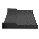 Digitus DN-19 TRAY-1-SW tilbehør til rack, Det nederste rum Sort, Sort, 15 kg, 1U, Tyrkiet, 48,3 cm (19"), 500 mm