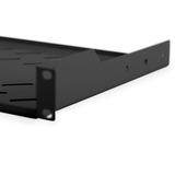 Digitus DN-19 TRAY-1-SW tilbehør til rack, Det nederste rum Sort, Sort, 15 kg, 1U, Tyrkiet, 48,3 cm (19"), 500 mm