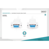 Digitus Null-modem tilslutningskabel Beige