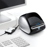 Dymo LabelWriter Print Server | Trådløs netværksprintserver til LabelWriter etiketprintere (EU-stik), Printernetkortet Hvid/Sort, Taiwan, Ethernet LAN, Windows Vista Business, Windows Vista Business x64, Windows Vista Home Basic, Windows Vista Home..., Mac OS X 10.3 Panther, Mac OS X 10.4 Tiger, Mac OS X 10.5 Leopard, Mac OS X 10.6 Snow Leopard, Mac..., Kasse, 175 mm