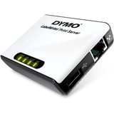 Dymo LabelWriter Print Server printserver Ethernet LAN, Printernetkortet Hvid/Sort, Taiwan, Ethernet LAN, Windows Vista Business, Windows Vista Business x64, Windows Vista Home Basic, Windows Vista Home..., Mac OS X 10.3 Panther, Mac OS X 10.4 Tiger, Mac OS X 10.5 Leopard, Mac OS X 10.6 Snow Leopard, Mac..., Kasse, 175 mm