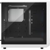 Fractal Design Focus 2 RGB White TG Clear Tint, Towerkabinet Hvid