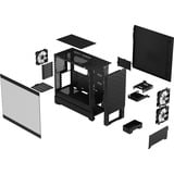 Fractal Design Pop Air Tower Sort, Towerkabinet Sort, Tower, PC, Sort, ATX, micro ATX, Mini-ITX, Stål, Hærdet glas, Flere