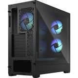 Fractal Design Pop Air Tower Sort, Towerkabinet Sort, Tower, PC, Sort, ATX, micro ATX, Mini-ITX, Stål, Hærdet glas, Flere