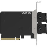 Icy Dock ExpressSlot Core CP073-2 (MB312M4P-B), Indramning Sort