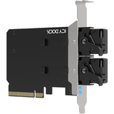 Icy Dock ExpressSlot Core CP073-2 (MB312M4P-B), Indramning Sort