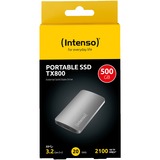 Intenso Ekstern SSD TX800 500 GB, Solid state-drev antracit