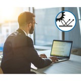 Kensington 2-vejs, privacy-skærmfilter aftageligt til 15,6" bærbare computere 16:10, Beskyttelse af personlige oplysninger privacy-skærmfilter aftageligt til 15,6" bærbare computere 16:10, 39,6 cm (15.6"), 16:10, Laptop, Rammeløst display privatlivsfilter, Blank/mat, Refleksfri, Privatliv