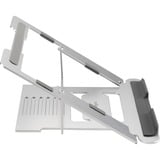 Kensington Easy Riser aluminiumstander til bærbare computere Sølv, Laptop stativ, Sølv, Aluminium, Silikone, Stål, 40,6 cm (16"), 5 kg, 86 - 118 mm