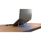 Kensington Easy Riser aluminiumstander til bærbare computere Sølv, Laptop stativ, Sølv, Aluminium, Silikone, Stål, 40,6 cm (16"), 5 kg, 86 - 118 mm