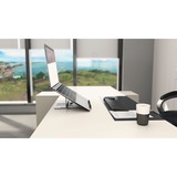 Kensington Easy Riser aluminiumstander til bærbare computere Sølv, Laptop stativ, Sølv, Aluminium, Silikone, Stål, 40,6 cm (16"), 5 kg, 86 - 118 mm