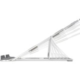 Kensington Easy Riser aluminiumstander til bærbare computere Sølv, Laptop stativ, Sølv, Aluminium, Silikone, Stål, 40,6 cm (16"), 5 kg, 86 - 118 mm
