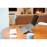 Kensington Easy Riser aluminiumstander til bærbare computere Sølv, Laptop stativ, Sølv, Aluminium, Silikone, Stål, 40,6 cm (16"), 5 kg, 86 - 118 mm