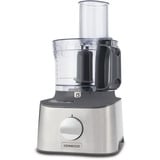 Kenwood MultiPro Compact+ FDM316SS foodprocessor 800 W 2 L Grå Indbyggede vægte Sølv, 2 L, Grå, Knapper, Dreje, 1,2 L, Plast, Metal