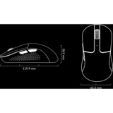 Keychron M3M-A5, Gaming mus Hvid
