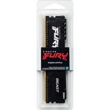 Kingston FURY FURY Beast 16GB 3600MT/s DDR4 CL18 DIMM Black, Hukommelse Sort, 16 GB, 1 x 16 GB, DDR4, 288-pin DIMM