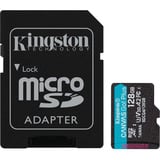 Kingston SDCG4/128GB, Hukommelseskort Sort