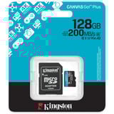 Kingston SDCG4/128GB, Hukommelseskort Sort