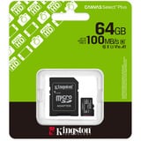 Kingston SDCS3/64GB, Hukommelseskort Sort
