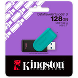 Kingston USB-stik Sort/Lyseblå