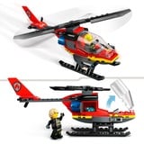 LEGO Brandslukningshelikopter Byggeklodser, Bygge legetøj Byggesæt, 5 År, Plast, 85 stk, 159 g