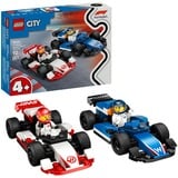 LEGO City F1® Williams Racing og Haas F1®-racerbiler, Bygge legetøj Byggesæt, 4 År, Plast, 92 stk, 199 g