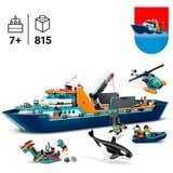 LEGO City Polarudforskningsskib, Bygge legetøj Byggesæt, 7 År, Plast, 815 stk, 2,66 kg