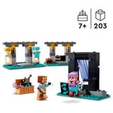 LEGO Minecraft Våbenkammeret, Bygge legetøj Byggesæt, 7 År, Plast, 203 stk, 309 g