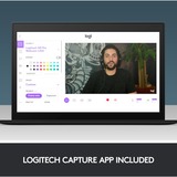 Logitech C922 Pro Stream webcam 1920 x 1080 pixel USB Sort Sort, 1920 x 1080 pixel, Fuld HD, 60 fps, 1280x720@60fps, 1920x1080@30fps, 720p, 1080p, H.264
