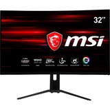 MSI Optix MAG322CQR 80 cm (31.5") 2560 x 1440 pixel Quad HD LED Sort, Gaming Skærm Sort, 80 cm (31.5"), 2560 x 1440 pixel, Quad HD, LED, 1 ms, Sort