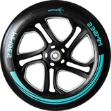 Muuwmi Aluminium Scooter Pro 230/205 mm Sort/Turkis