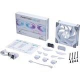 Phanteks D30-120 PWM Reverse DRGB, Sag fan Hvid