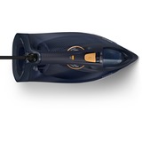 Philips 7000 series DST7060/20 strygejern Dampstrygejern SteamGlide Elite-strygesål 3000 W Blå, Gul mørkeblå/Gul, Dampstrygejern, SteamGlide Elite-strygesål, 2 m, 250 g/min, Blå, Gul, 55 g/min