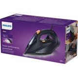 Philips 7000 series DST7060/20 strygejern Dampstrygejern SteamGlide Elite-strygesål 3000 W Blå, Gul mørkeblå/Gul, Dampstrygejern, SteamGlide Elite-strygesål, 2 m, 250 g/min, Blå, Gul, 55 g/min