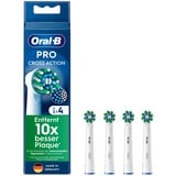 Procter & Gamble CrossAction 4 stk Hvid, Børstehoved Hvid, 4 stk, Hvid, 3 måned(er), Oral-B, 221 mm, 62 mm