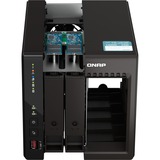 QNAP TS-253E NAS Tower Intel® Celeron® J6412 8 GB 0 TB QNAP QTS Sort Sort, NAS, Tower, Intel® Celeron®, J6412, 8 GB, 0 TB