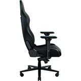 Razer Enki PC gamingstol Polstret sæde Sort, Spil pladser Sort/Grøn, PC gamingstol, 136 kg, Polstret sæde, Polstret ryglæn, 166,5 cm, 204 cm