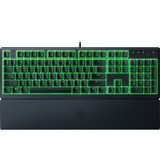 Razer Ornata V3 X tastatur USB QWERTZ Tysk Sort, Gaming-tastatur Sort, DE-layout, Membran , Fuld størrelse (100 %), USB, Membran, QWERTZ, RGB LED, Sort