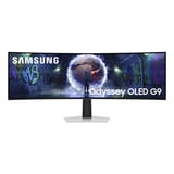 Samsung Odyssey S49DG934SU QD-OLED, Gaming Skærm Sølv