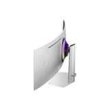 Samsung Odyssey S49DG934SU QD-OLED, Gaming Skærm Sølv