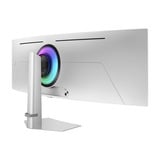 Samsung Odyssey S49DG934SU QD-OLED, Gaming Skærm Sølv