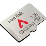 SanDisk SDSQXAO-128G-GN6ZY hukommelseskort 128 GB MicroSDXC UHS-I Hvid, 128 GB, MicroSDXC, UHS-I, 100 MB/s, 90 MB/s, Sølv